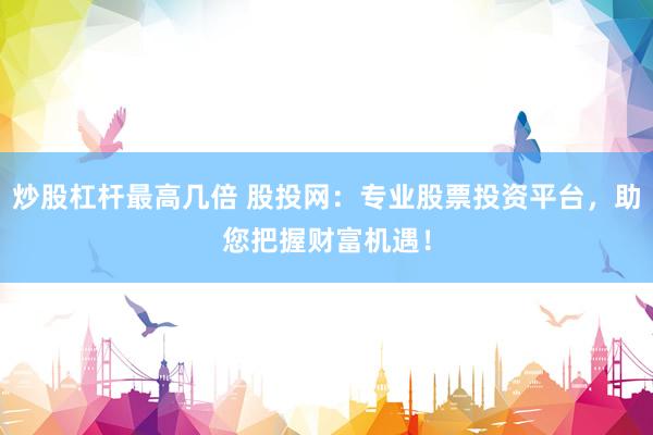 炒股杠杆最高几倍 股投网：专业股票投资平台，助您把握财富机遇！